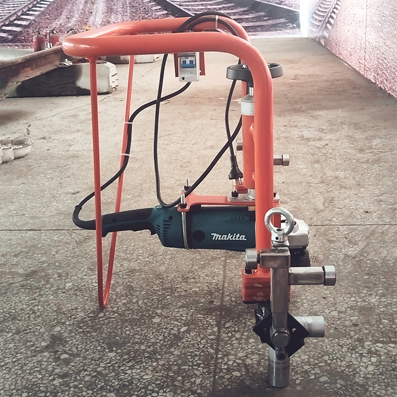 電動道岔打磨機的使用方法演示